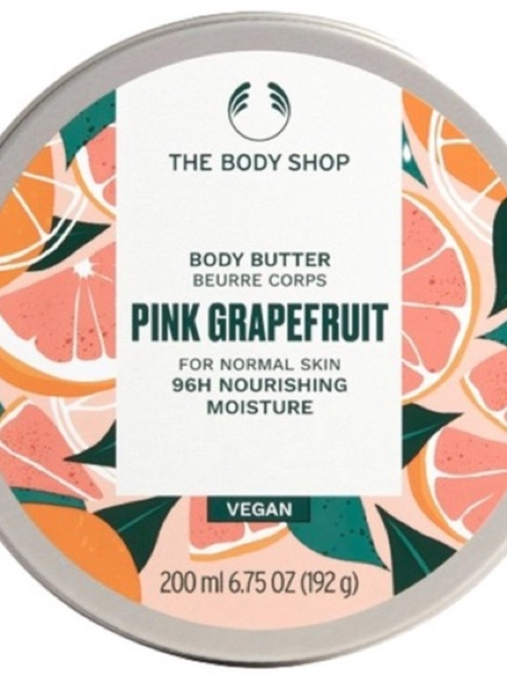The Body Shop Pink Grapefruit Body Butter - Coral & Green
